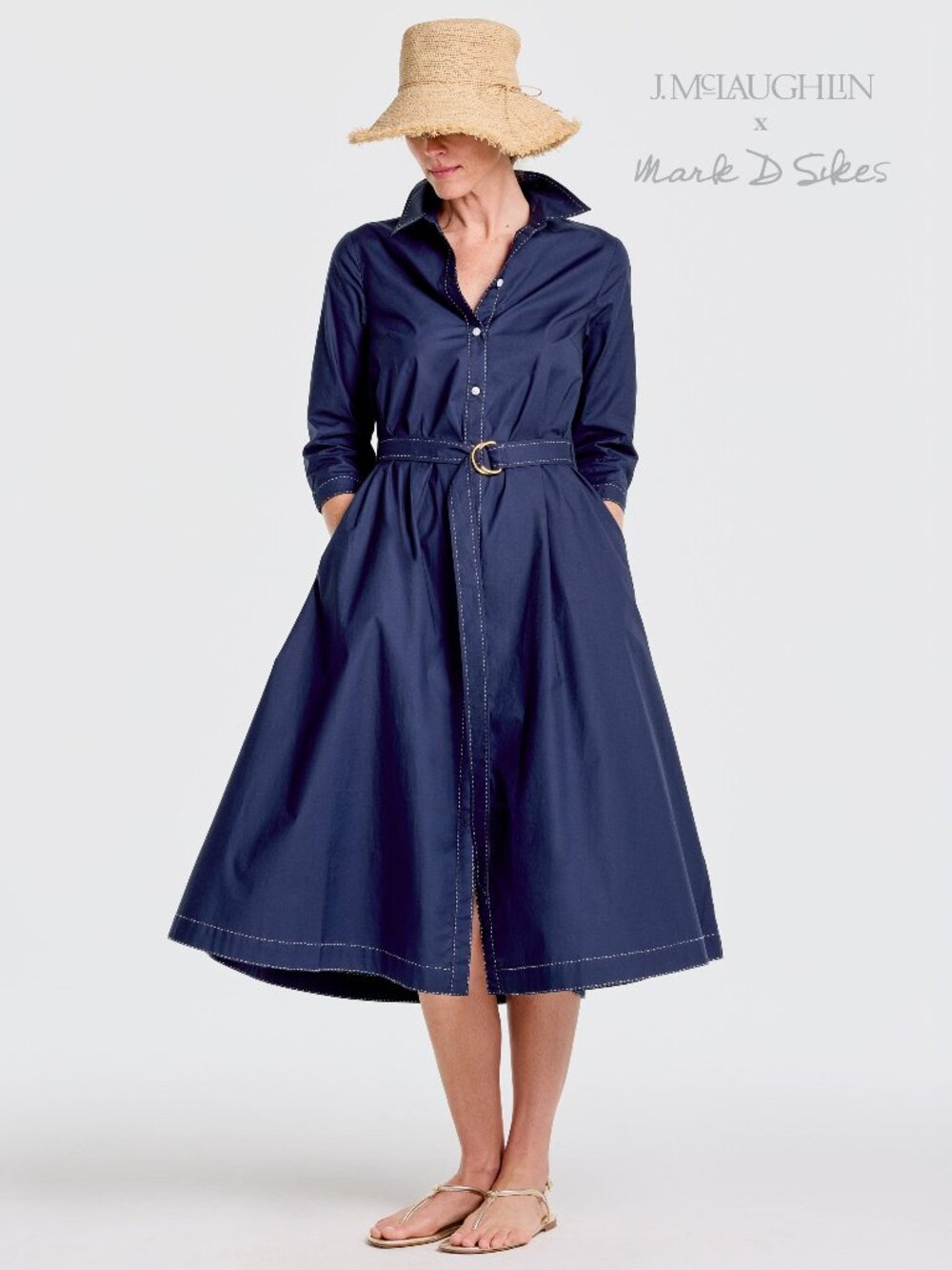 J McLaughlin Stephanie Dress - Navy NEW